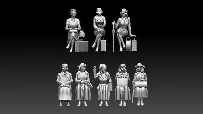 PASSENGERS 3D print model