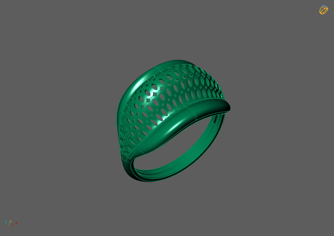 Plain Ring Women Ready STL 3DM Models Womens Rings 3D models 3D print model_4
