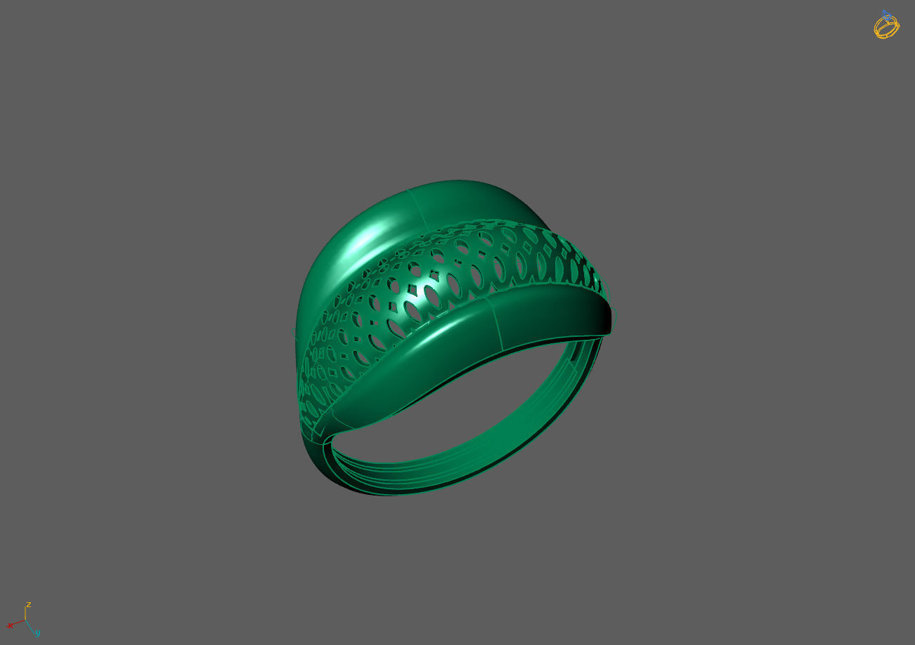 Plain Ring Women Ready STL 3DM Models Womens Rings 3D models 3D print model_1