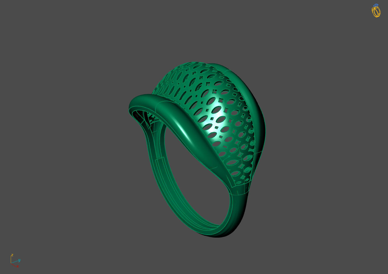 Plain Ring Women Ready STL 3DM Models Womens Rings 3D models 3D print model_3