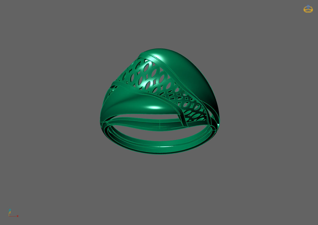 Plain Ring Women Ready STL 3DM Models Womens Rings 3D models 3D print model_2