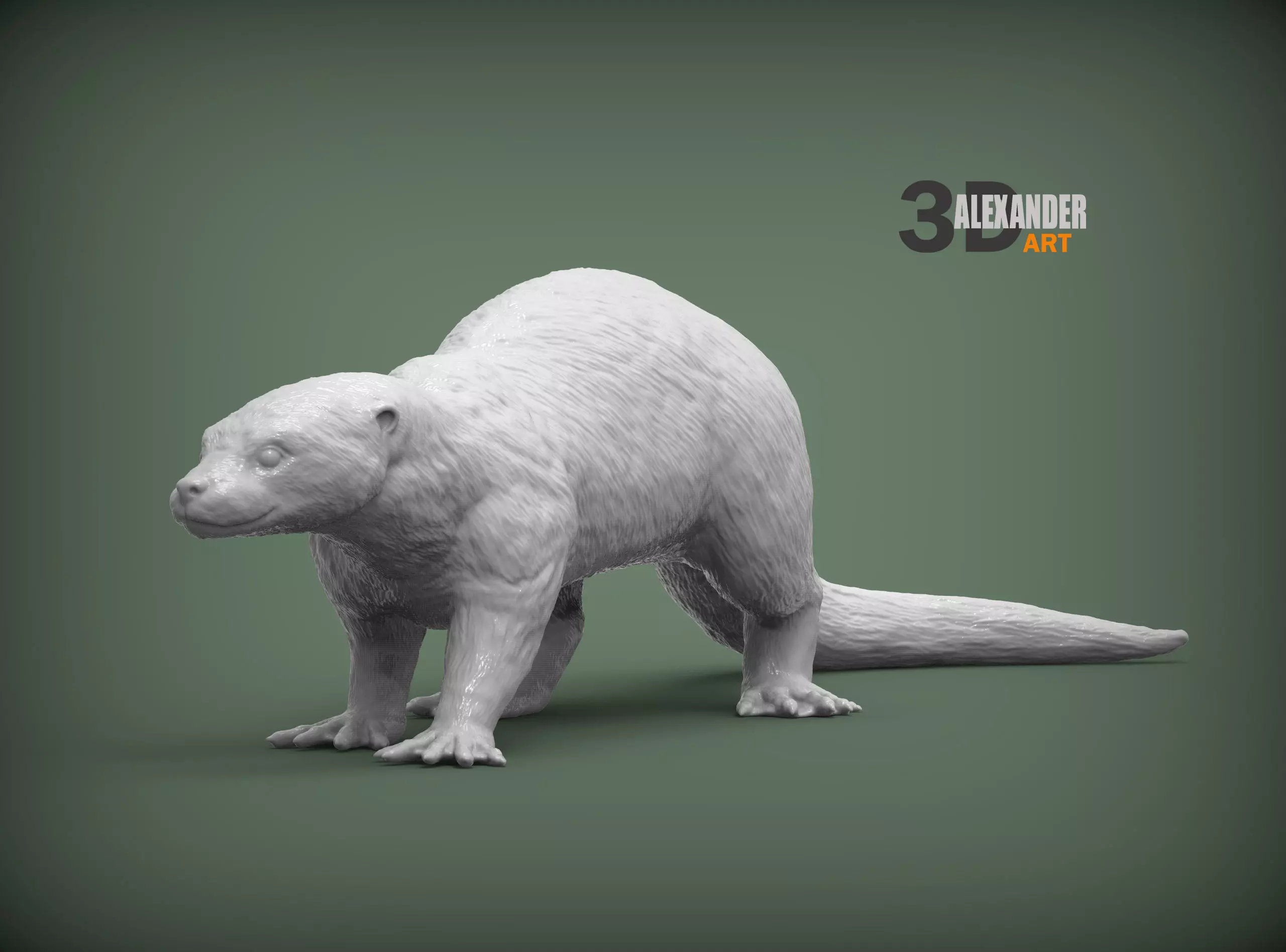 Otter 3D print model_0