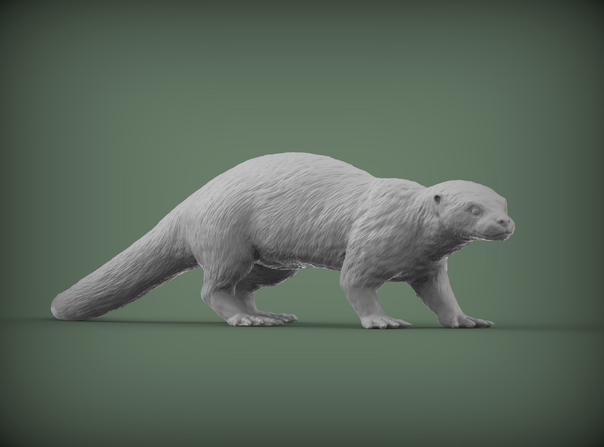 Otter 3D print model_6