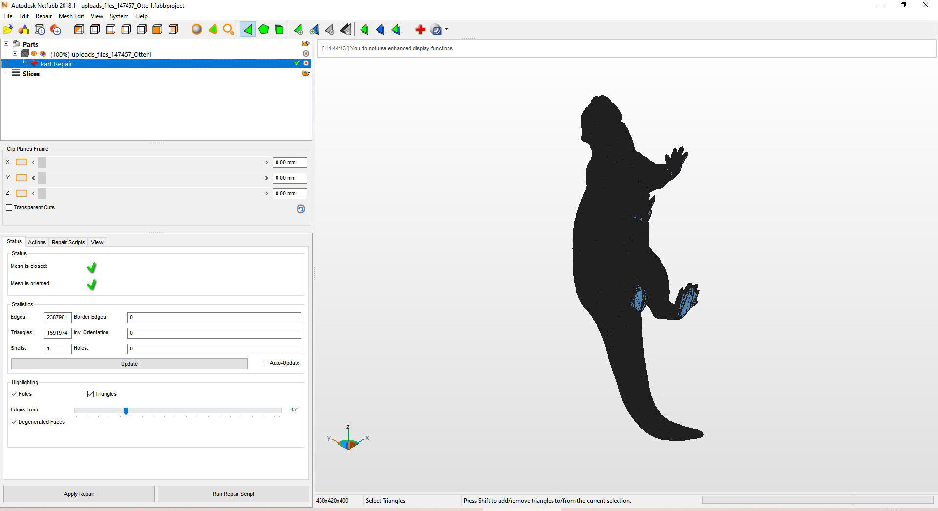 Otter 3D print model_16