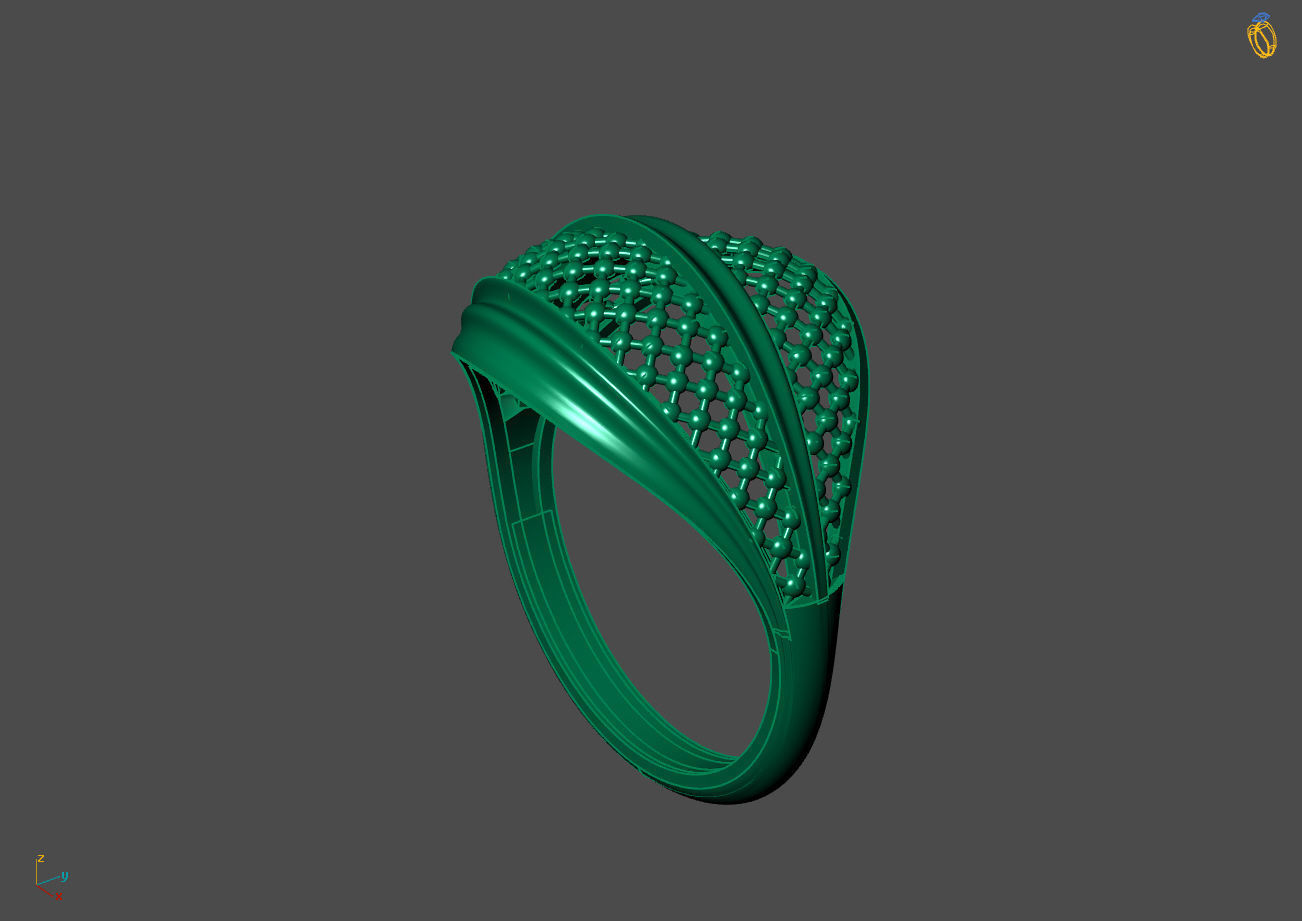 Plain Ring Women Ready STL 3DM Models Womens Rings 3D models 3D print model_3