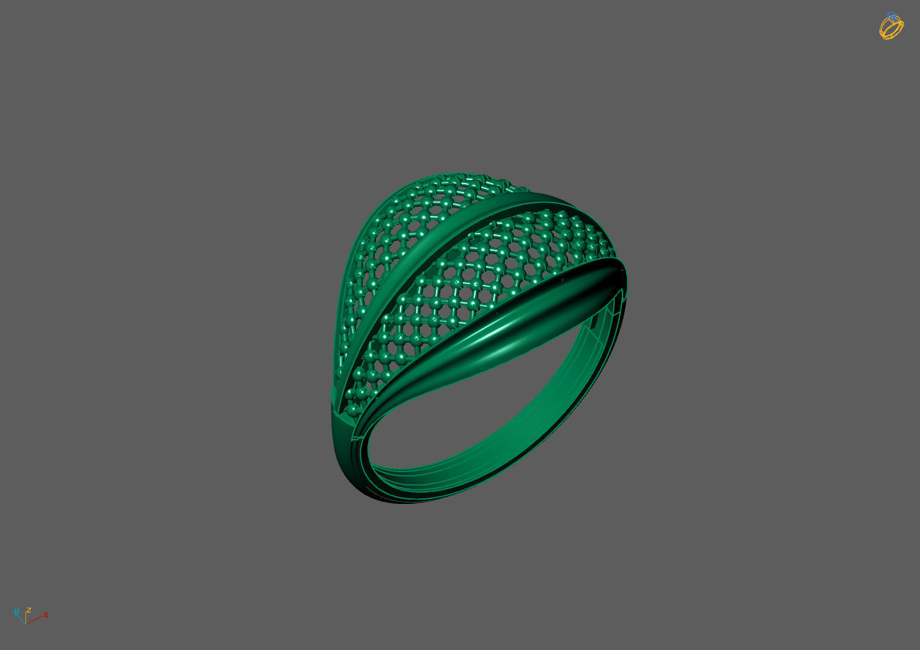 Plain Ring Women Ready STL 3DM Models Womens Rings 3D models 3D print model_4