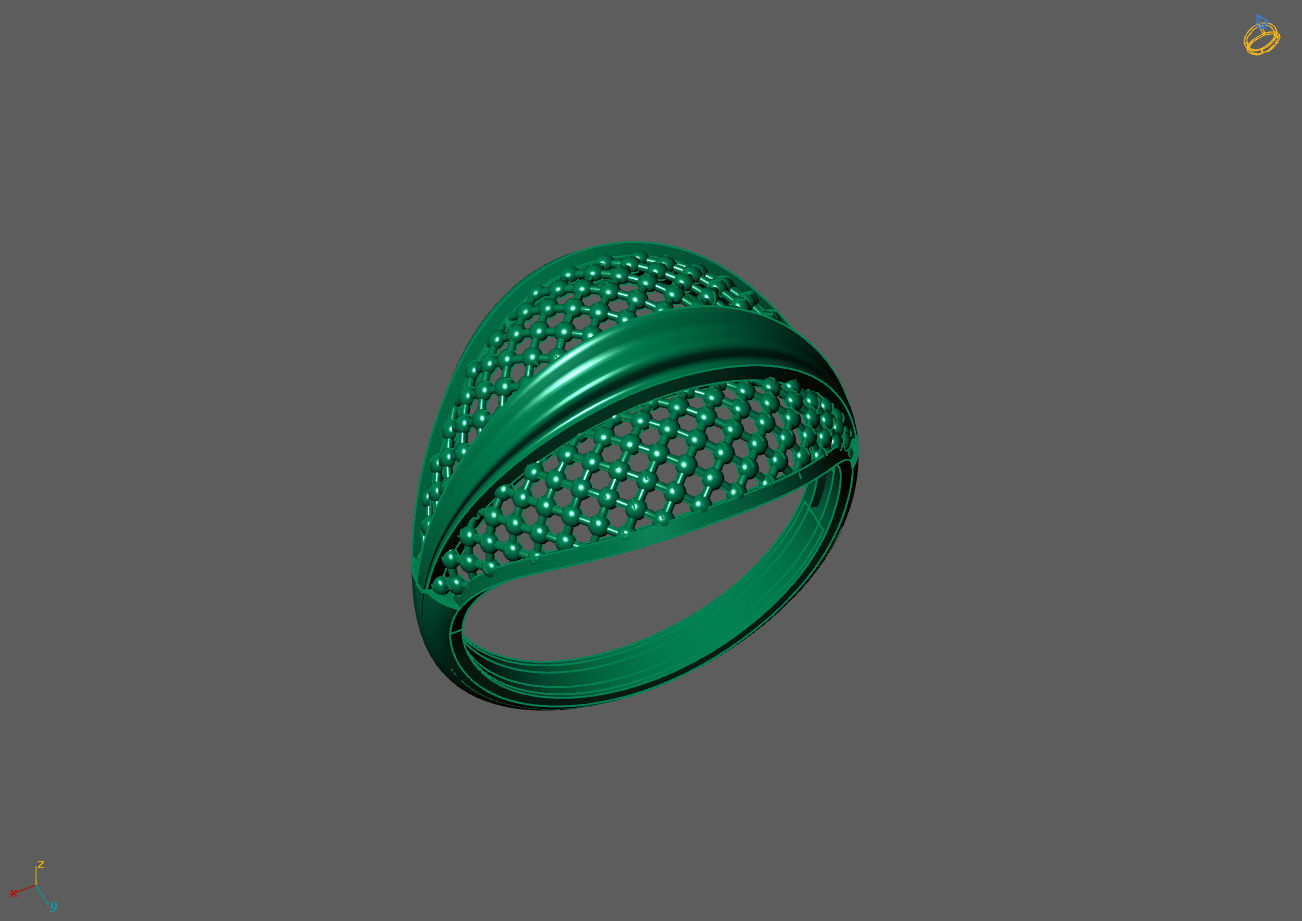 Plain Ring Women Ready STL 3DM Models Womens Rings 3D models 3D print model_1