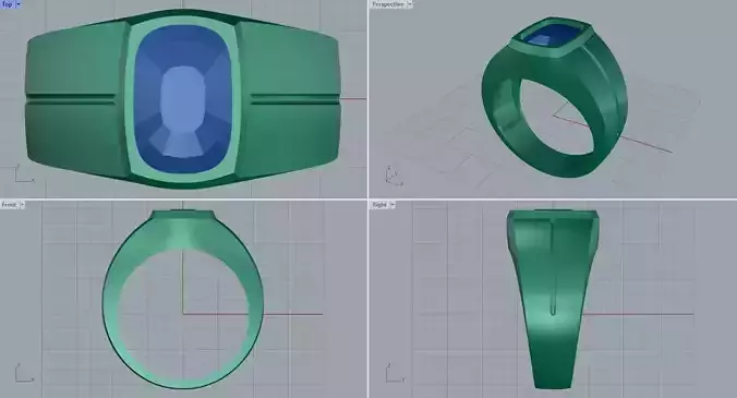 Men ring college ring set diamonds