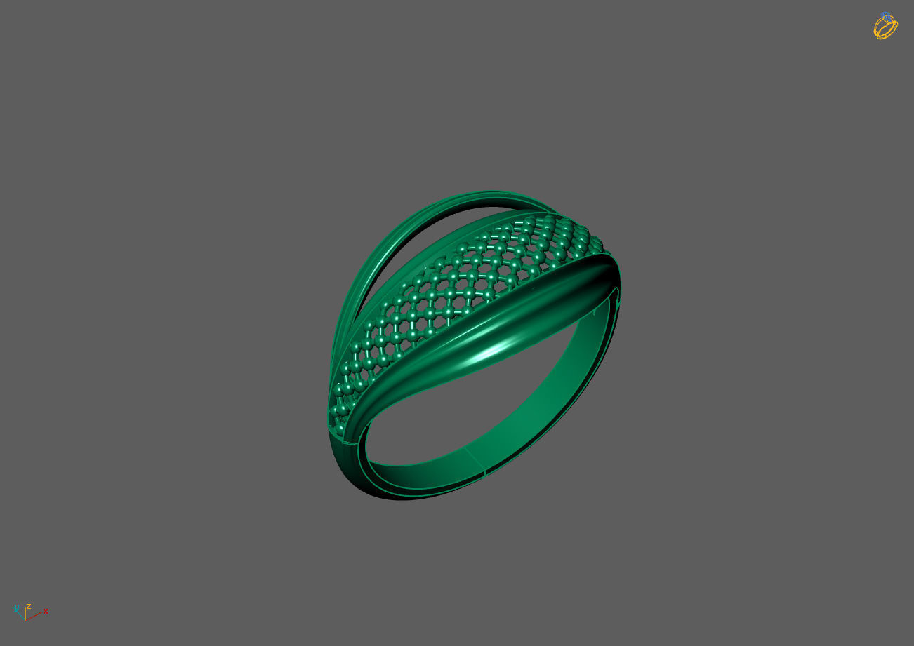 Plain Ring Women Ready STL 3DM Models Womens Rings 3D models 3D print model_1