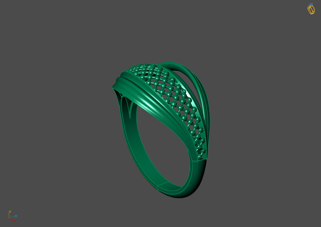 Plain Ring Women Ready STL 3DM Models Womens Rings 3D models 3D print model_3