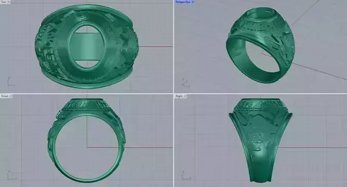 Men ring college ring set diamonds