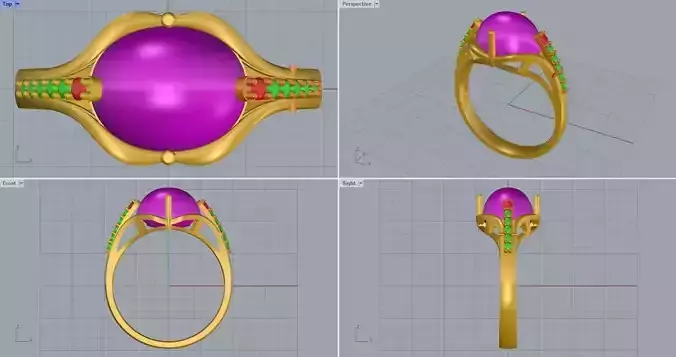 Men ring college ring set diamonds