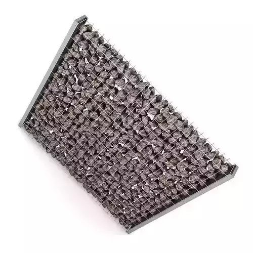 Stone Fence 01 3D model