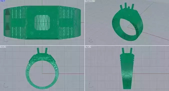 Men ring college ring set diamonds