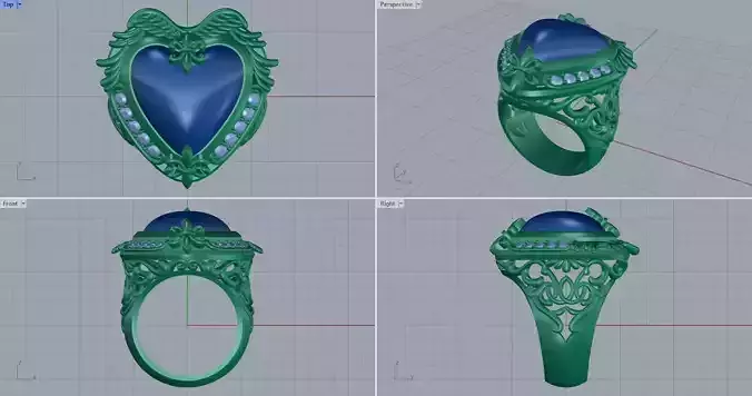 Men ring college ring set diamonds