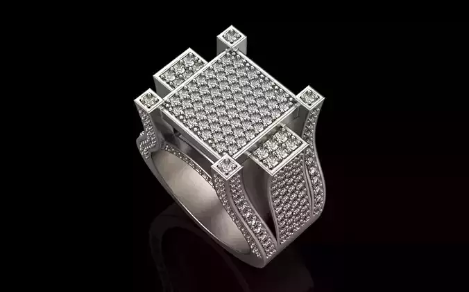 Men signet ring model 358