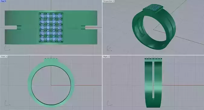 Men ring college ring set diamonds