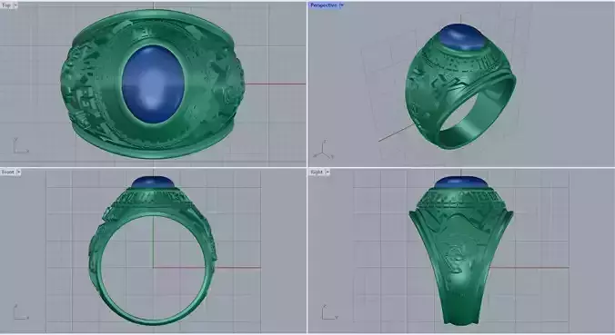 Men ring college ring set diamonds