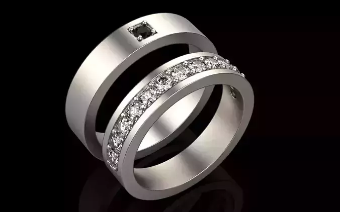 Wedding ring model 359