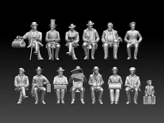 PASSENGERS 3D print model