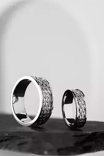 Snake ring Snake or dragon skin Ring