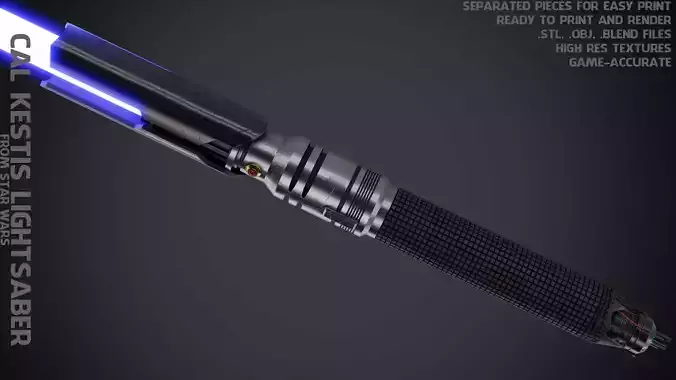 Star Wars Cal Kestis Lightsaber for Cosplay 3D print model