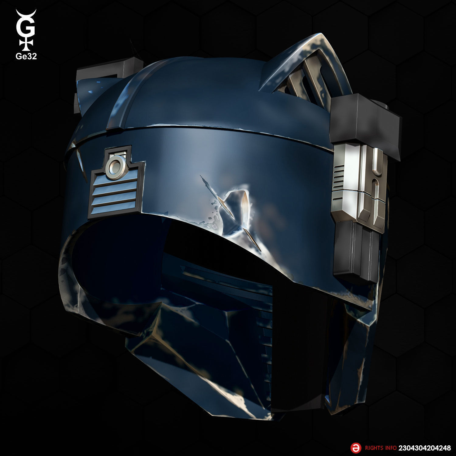 PAZ VIZSLA CAT - HELMET 3D print model_1