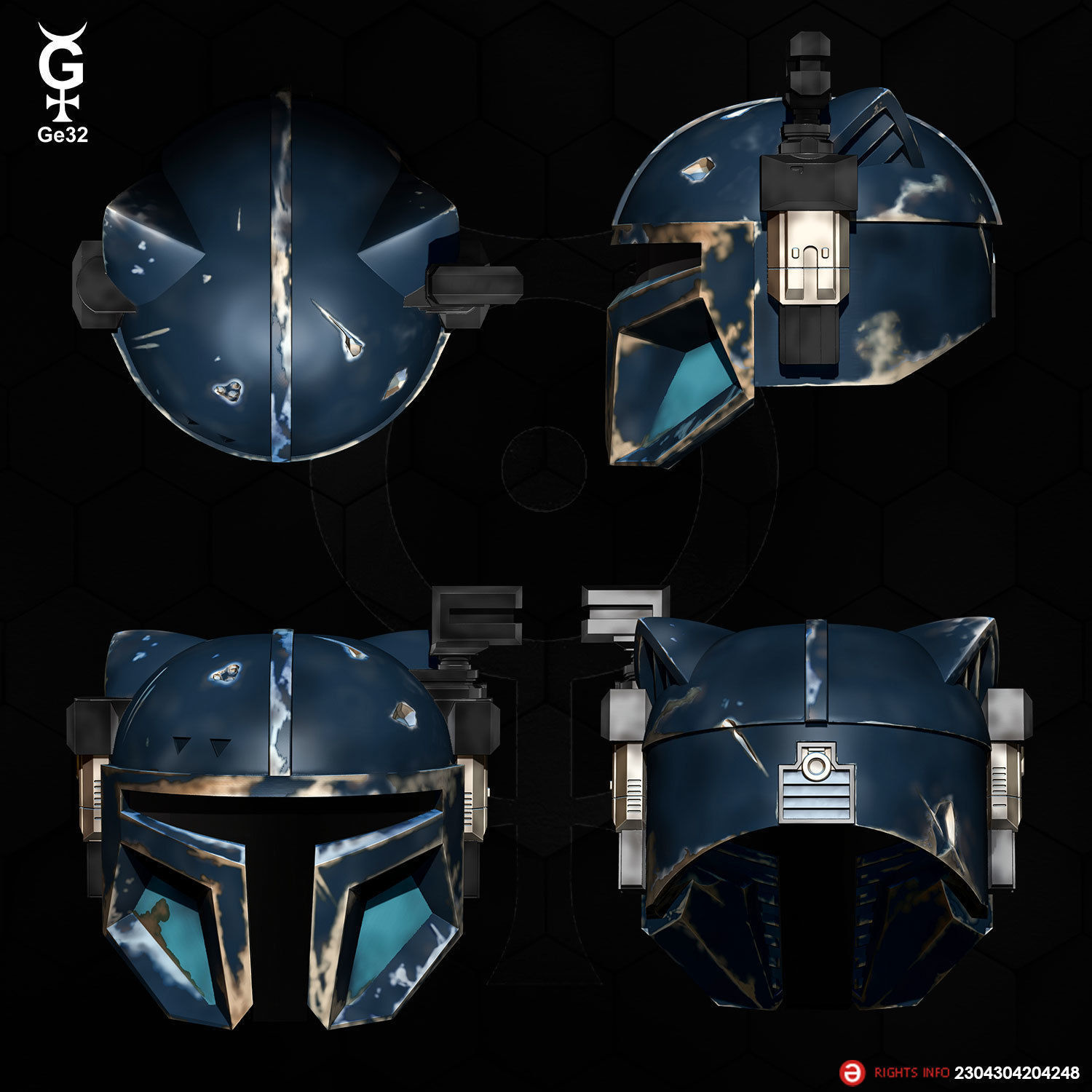 PAZ VIZSLA CAT - HELMET 3D print model_2