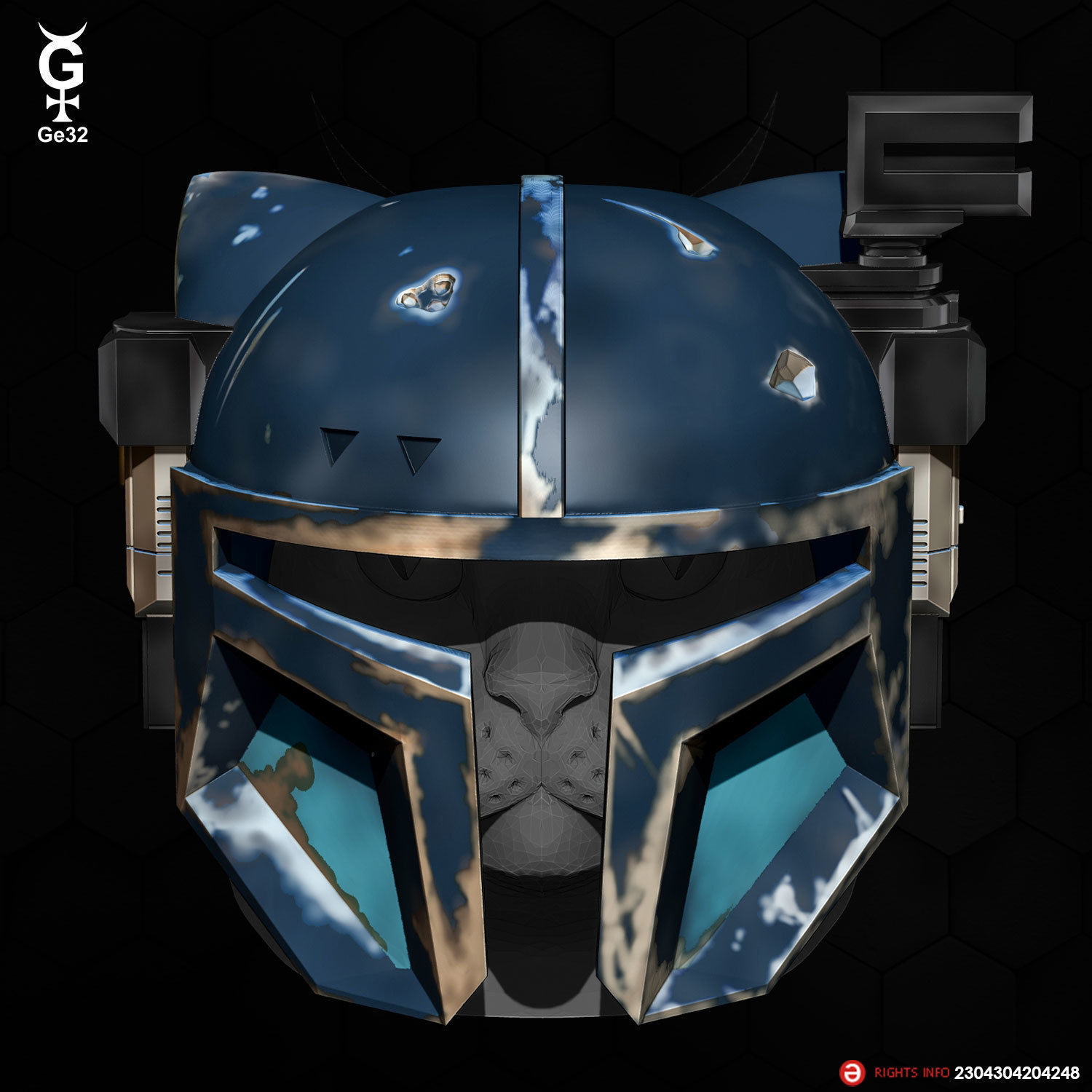 PAZ VIZSLA CAT - HELMET 3D print model_3