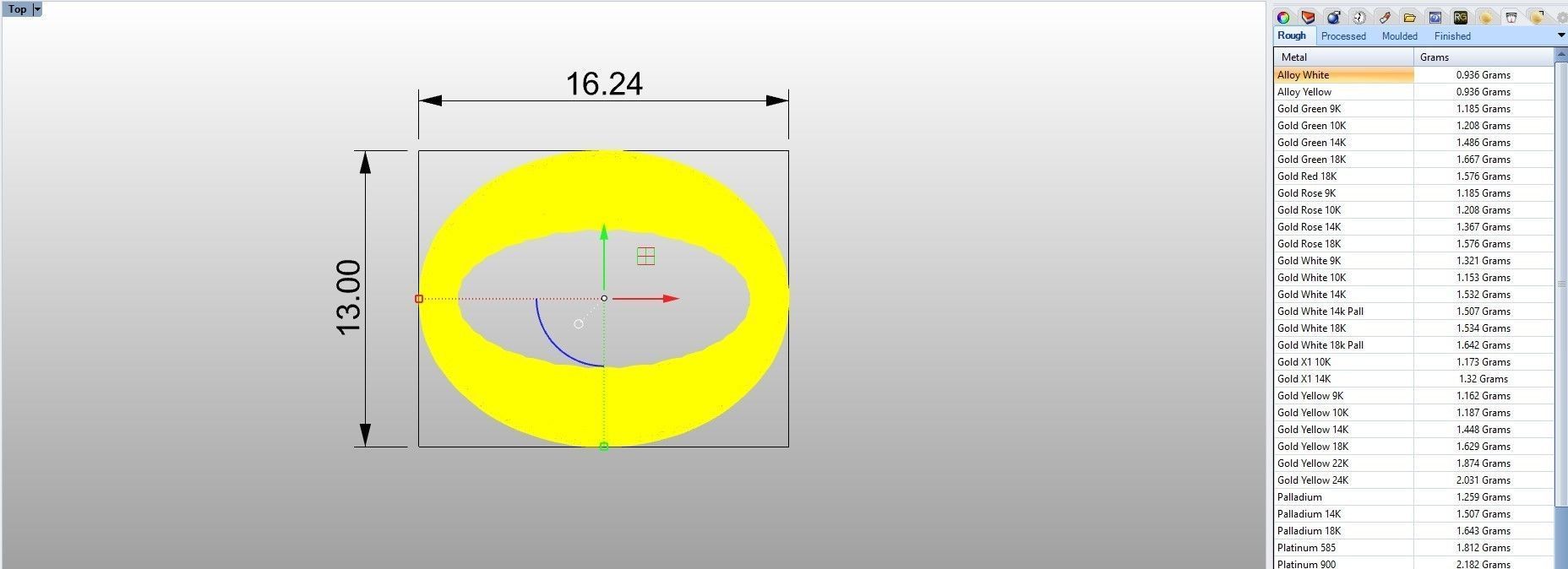 Crochet pattern Chain link Necklace light weight 3D print model_8