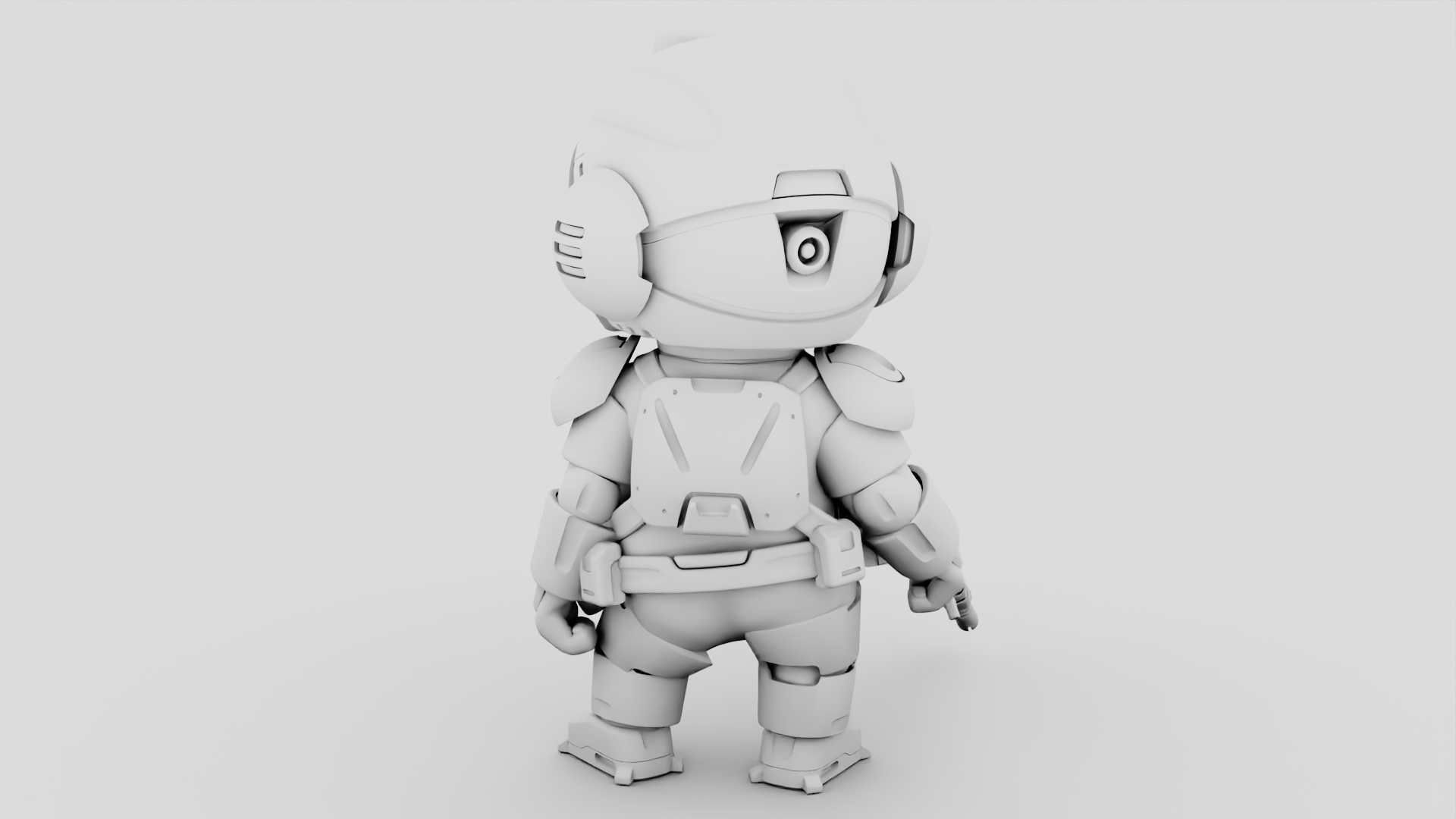 TOON TROOPER BCC-4  RIGGED 3D model_33