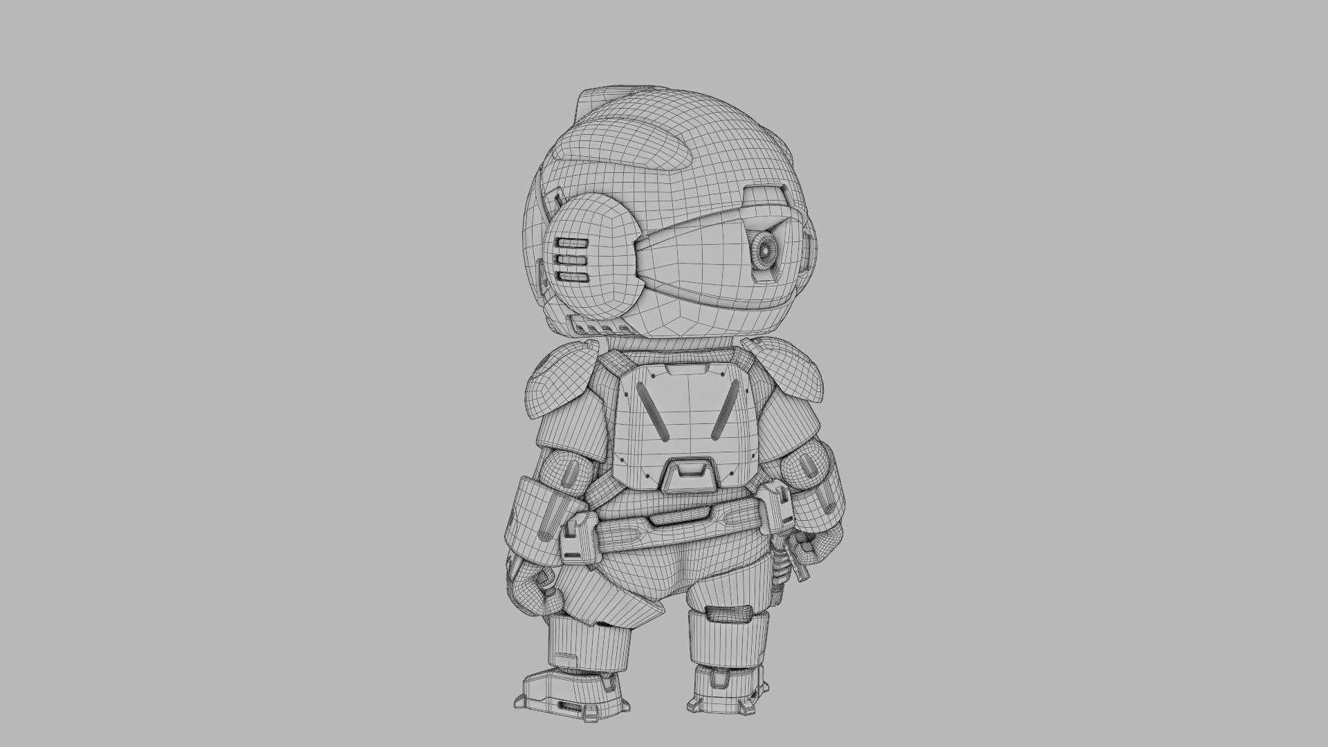 TOON TROOPER BCC-4  RIGGED 3D model_38