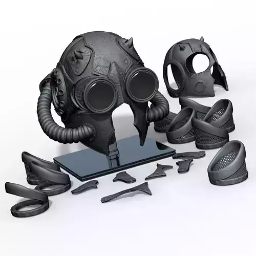 IMPERA MASK - NAMELESS GHOUL - GHOST B C 3D print model