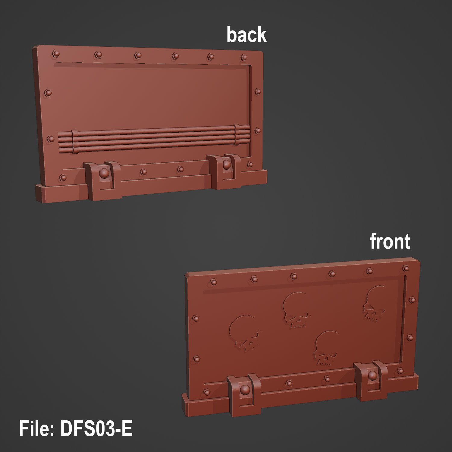 DEFENCE LINE SET - 14 PARTS 3D print model_16