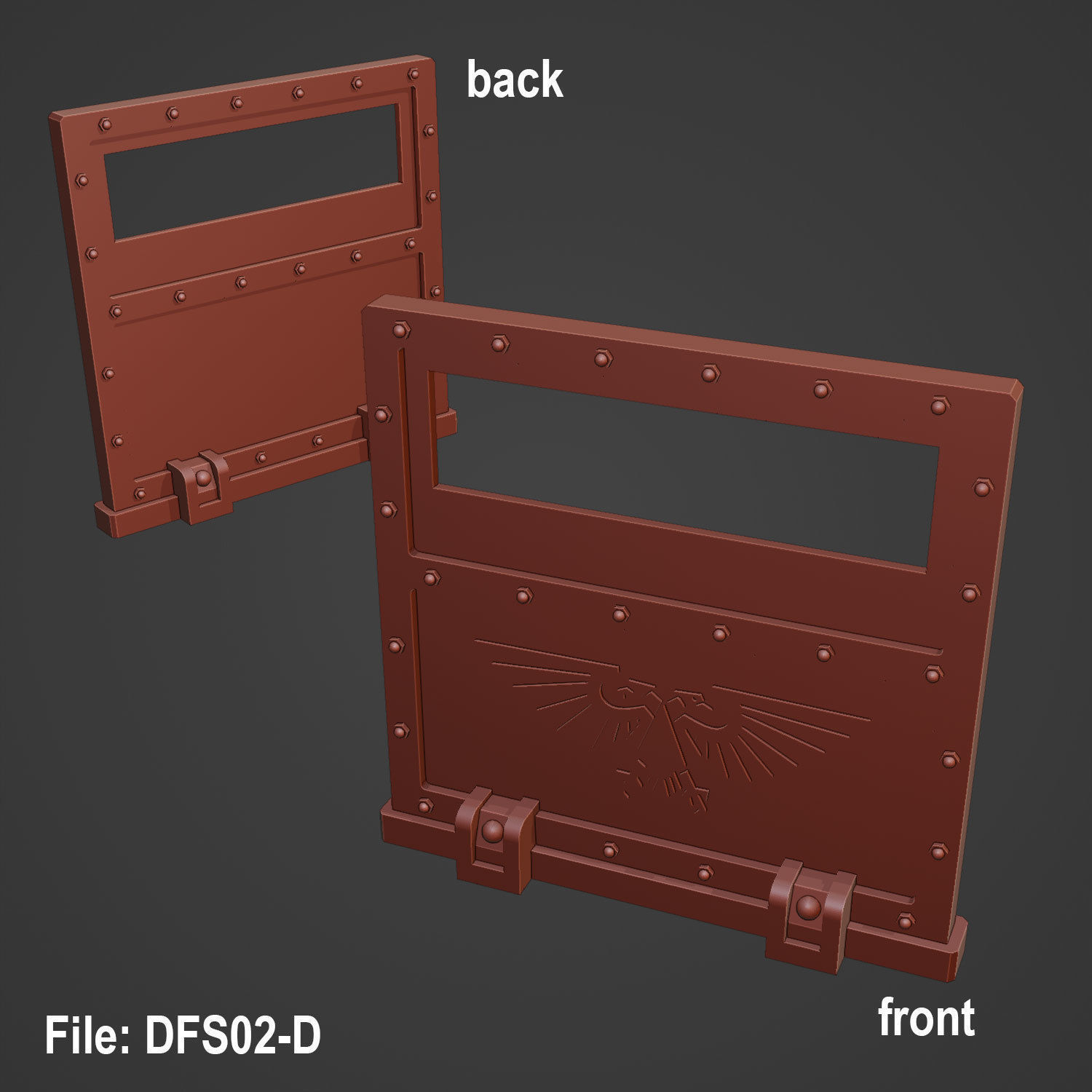 DEFENCE LINE SET - 14 PARTS 3D print model_9