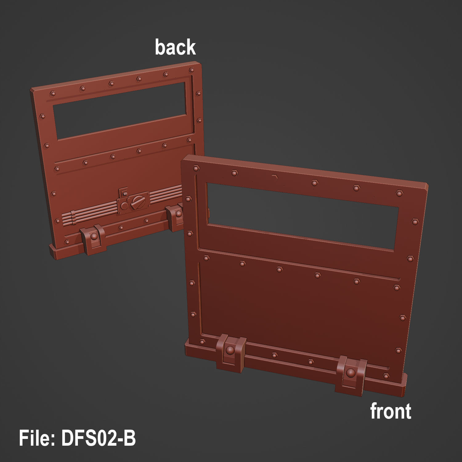 DEFENCE LINE SET - 14 PARTS 3D print model_7