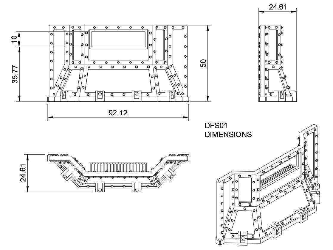 DEFENCE LINE SET - 14 PARTS 3D print model_5