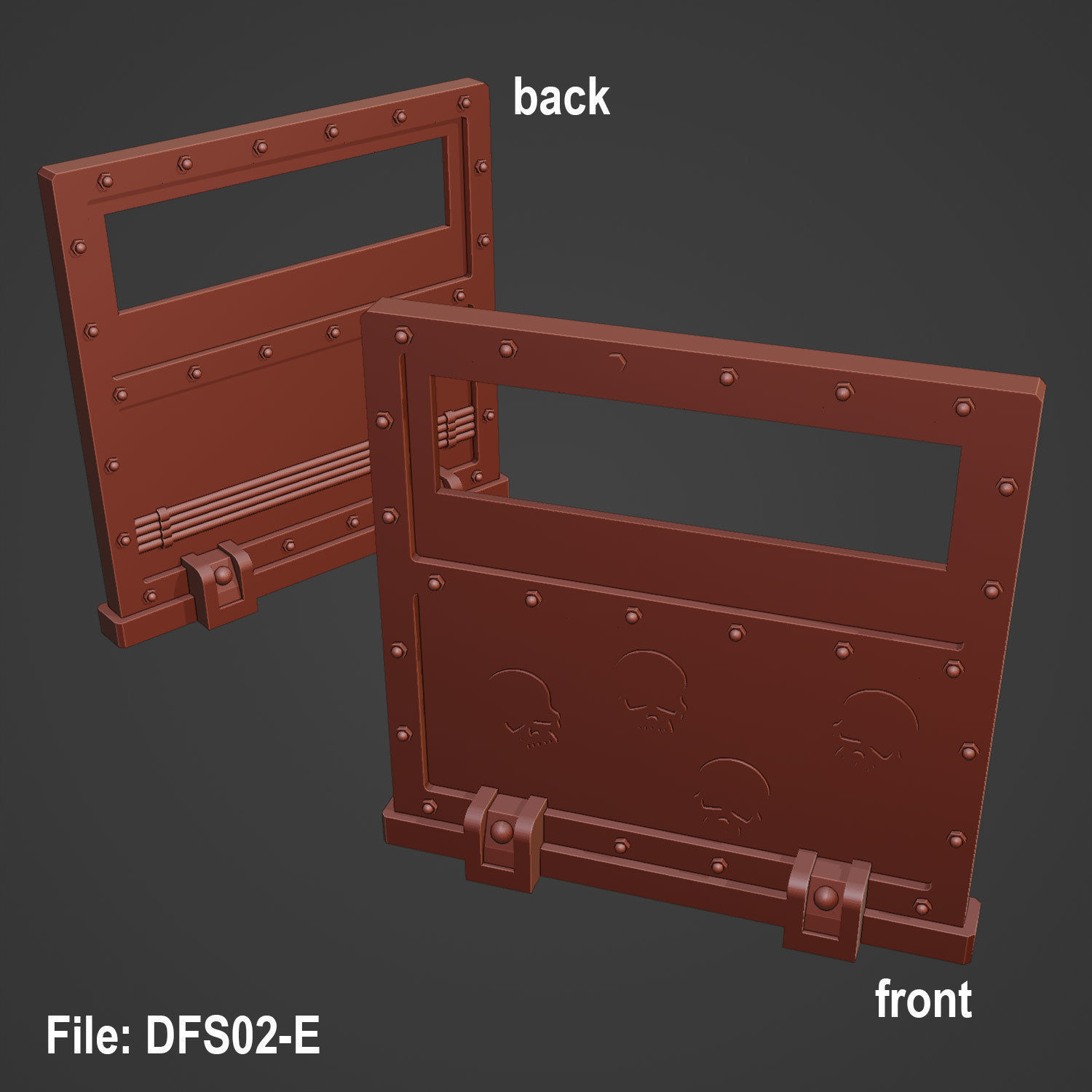 DEFENCE LINE SET - 14 PARTS 3D print model_10