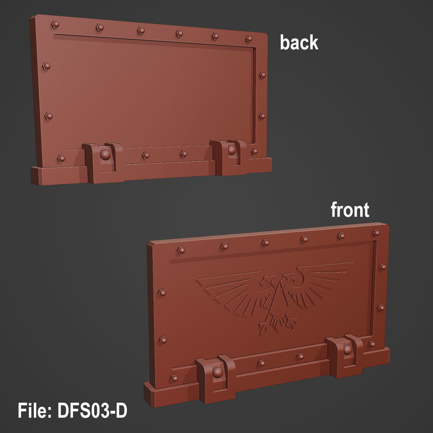 DEFENCE LINE SET - 14 PARTS 3D print model_15
