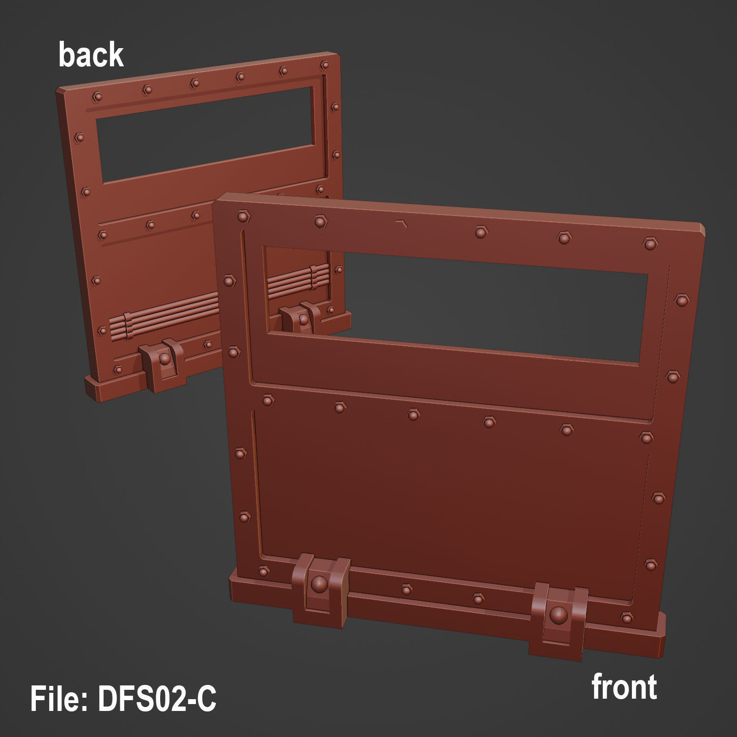 DEFENCE LINE SET - 14 PARTS 3D print model_8