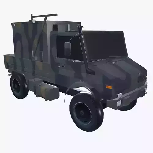 Low Poly Daimler Benz Unimog