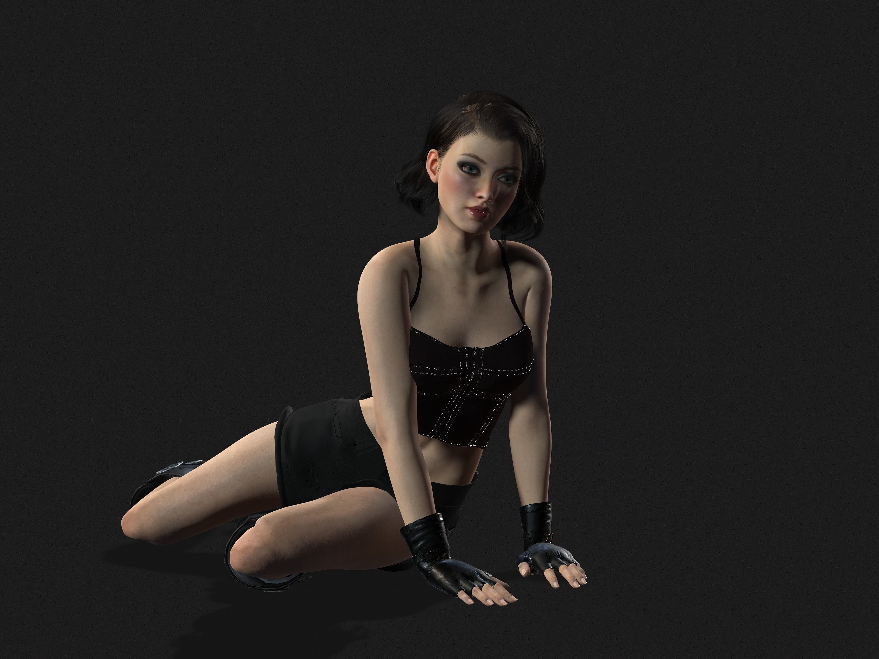 Thalia-Female character 3D model_8