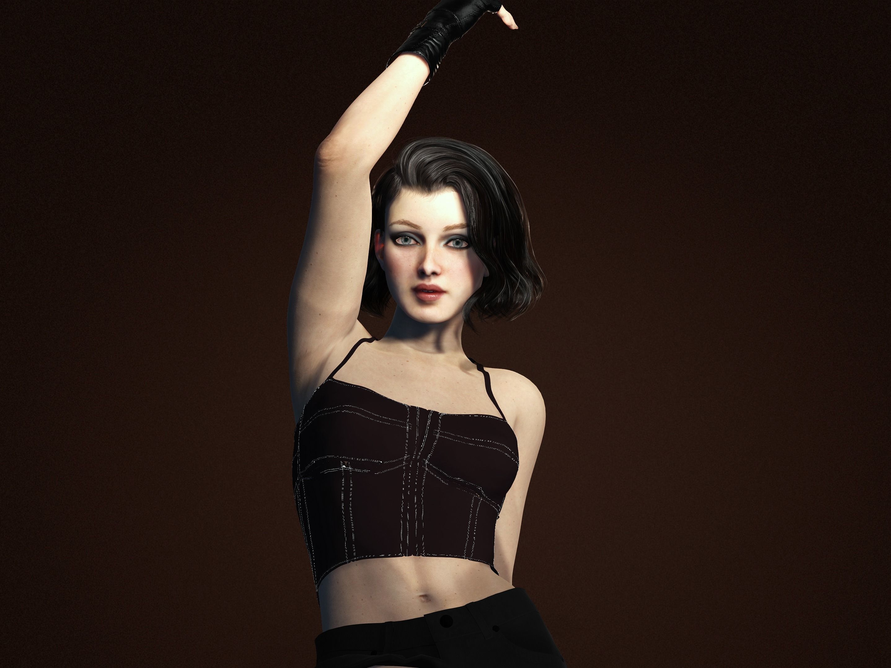 Thalia-Female character 3D model_3