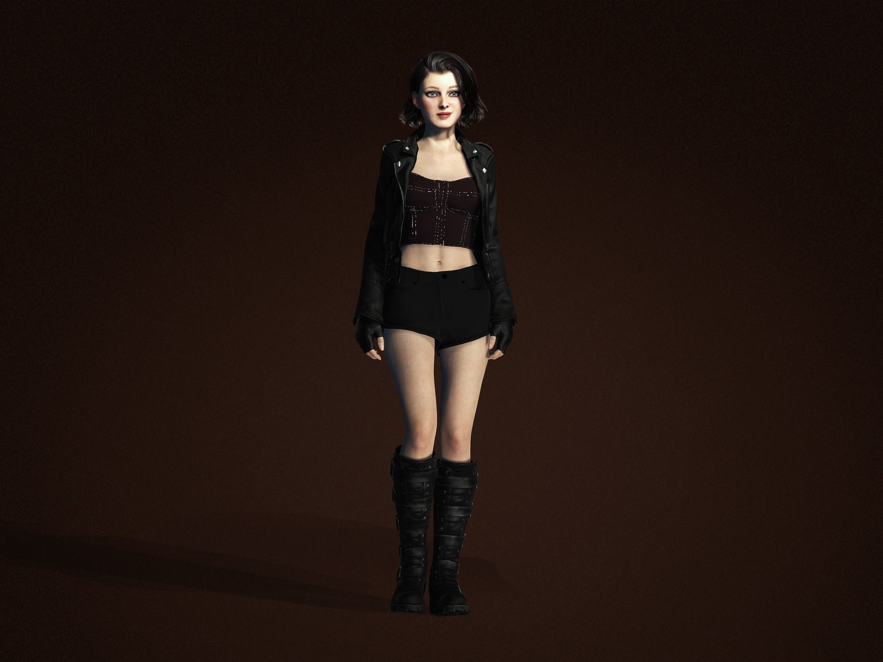 Thalia-Female character 3D model_2