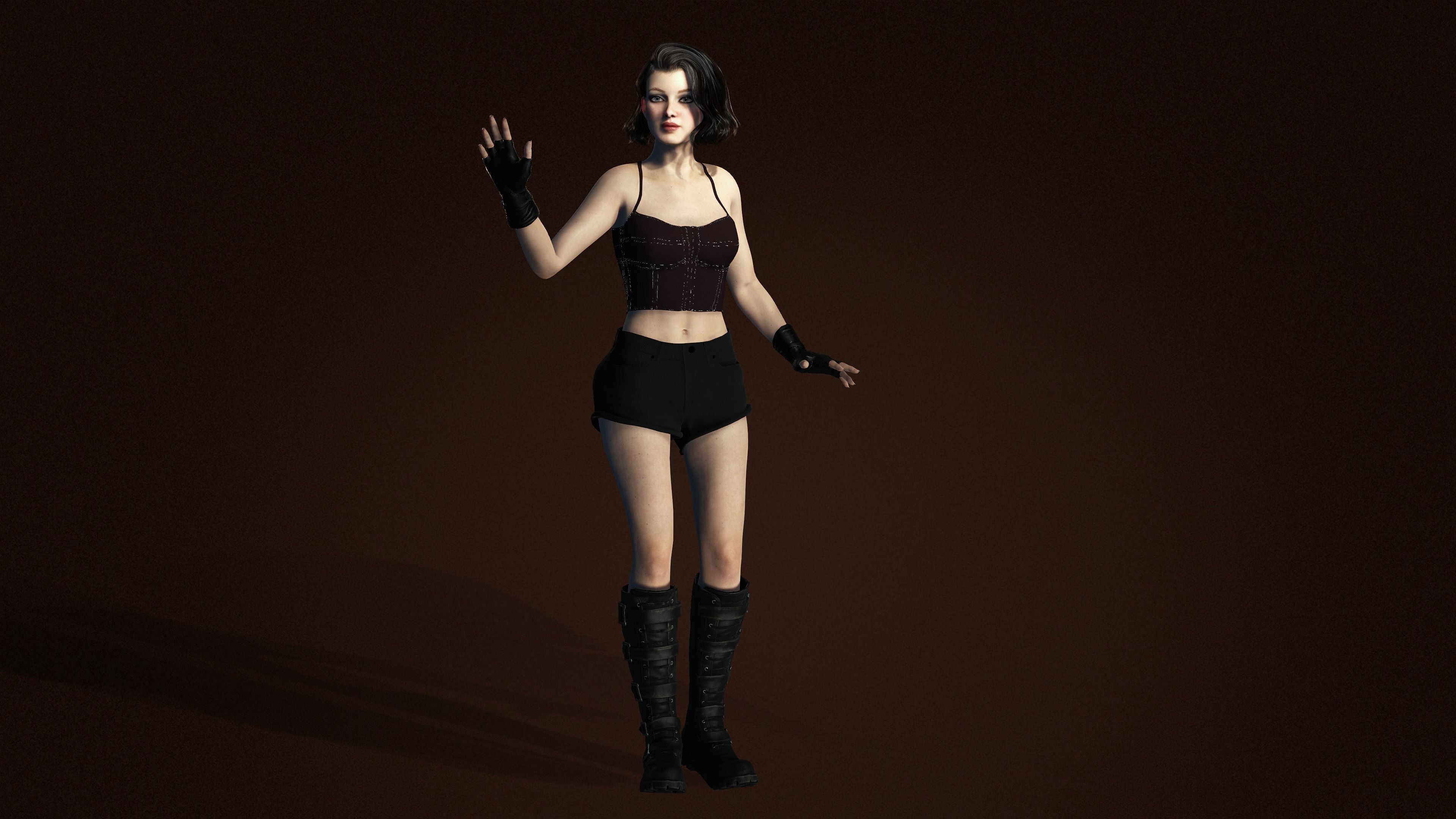Thalia-Female character 3D model_7
