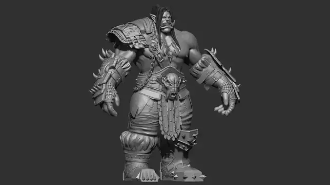 Gromash hellscream bust