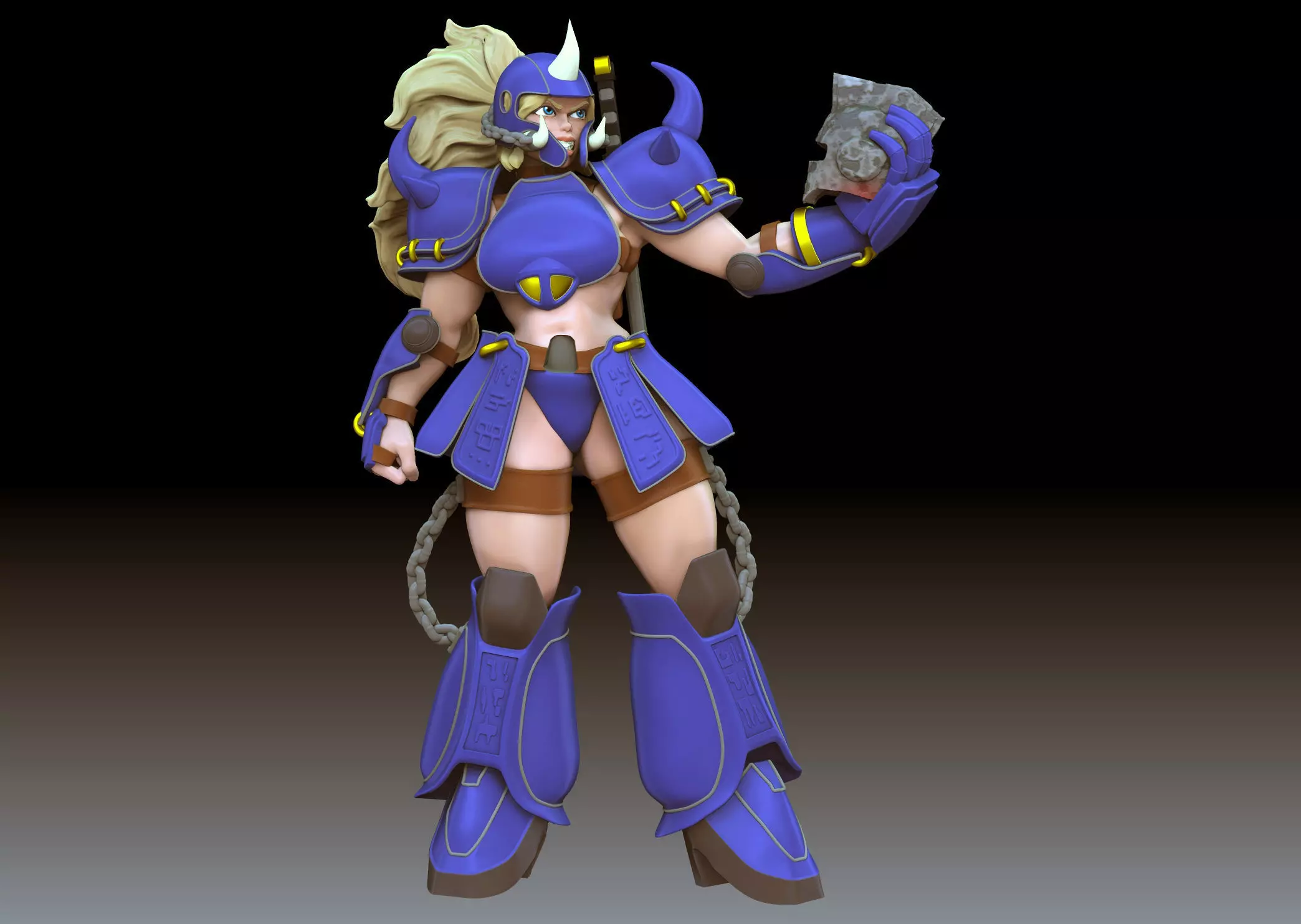 Zaku Oni or Gouf Oni - 153mm 3D print model