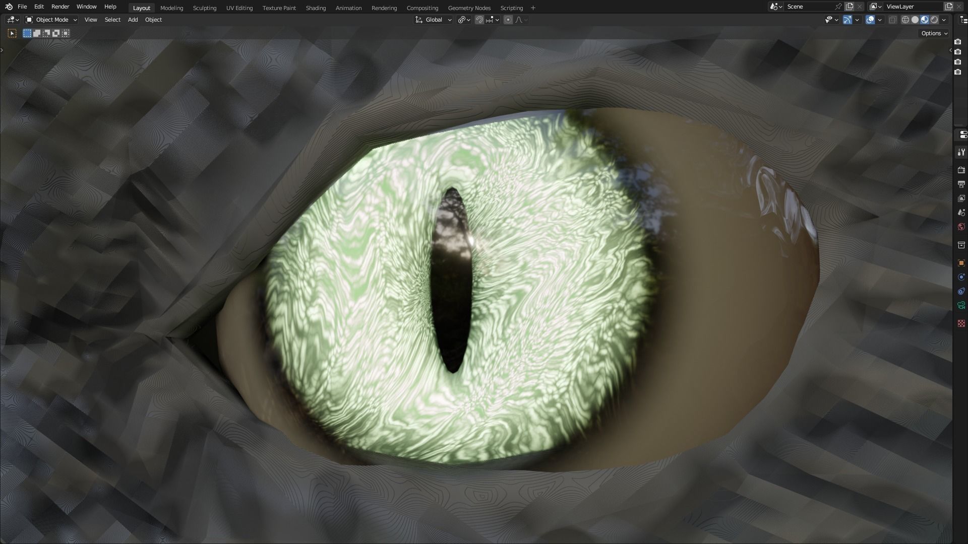 Low Poly Wyvern Dragon Animated Model Low-poly 3D model_105