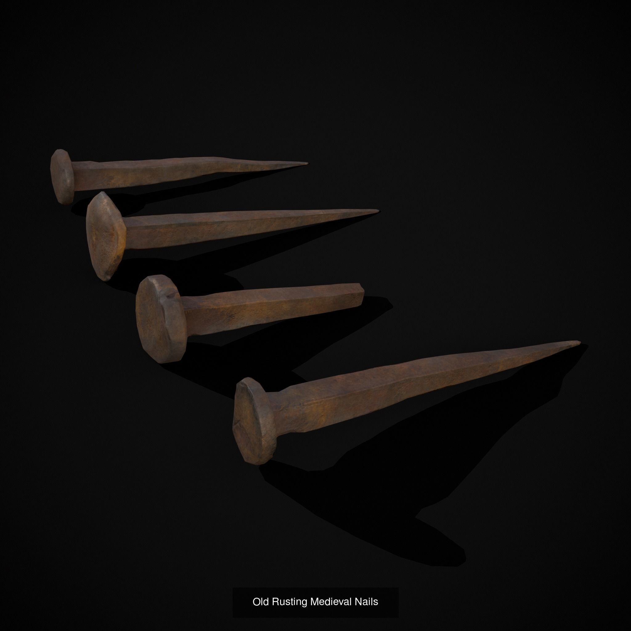 Medieval Prop Mix Thirty Six 3D Model Collection_7