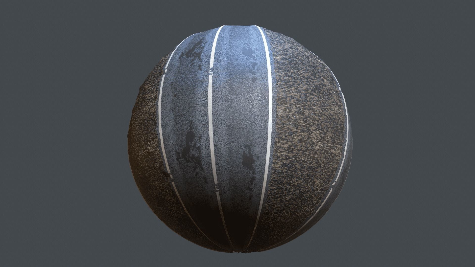 REALISTIC  ROAD PBR TEXTURE - SEAMLESS Texture and sbsar File Texture_33